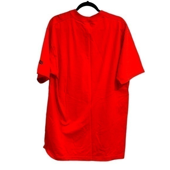 Vintage Wilson Athletic Wear Red White T Shirt Size Large Tall - Picture 6 of 8